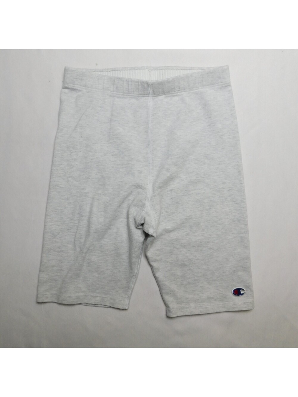 Champion Youth Girls Medium M 10-12 Bike Shorts Gray Heather Athletic Cotton Ble